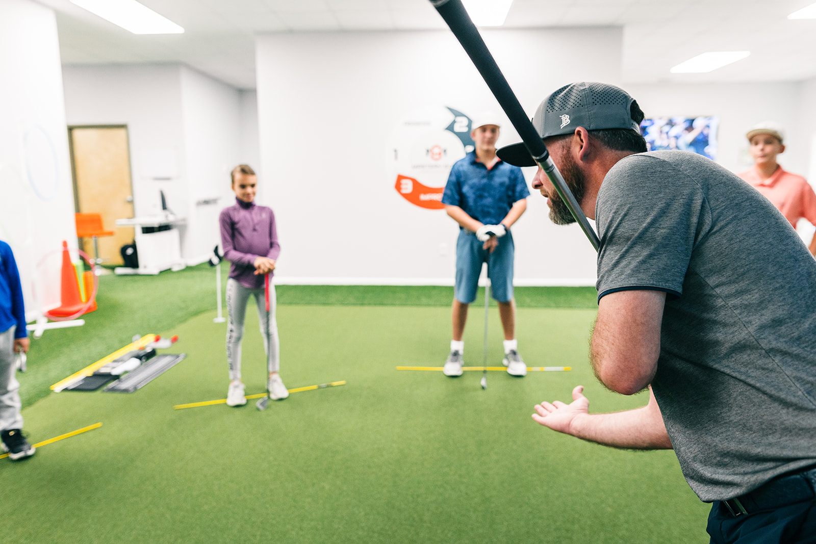 Junior elite academy group training at MGP