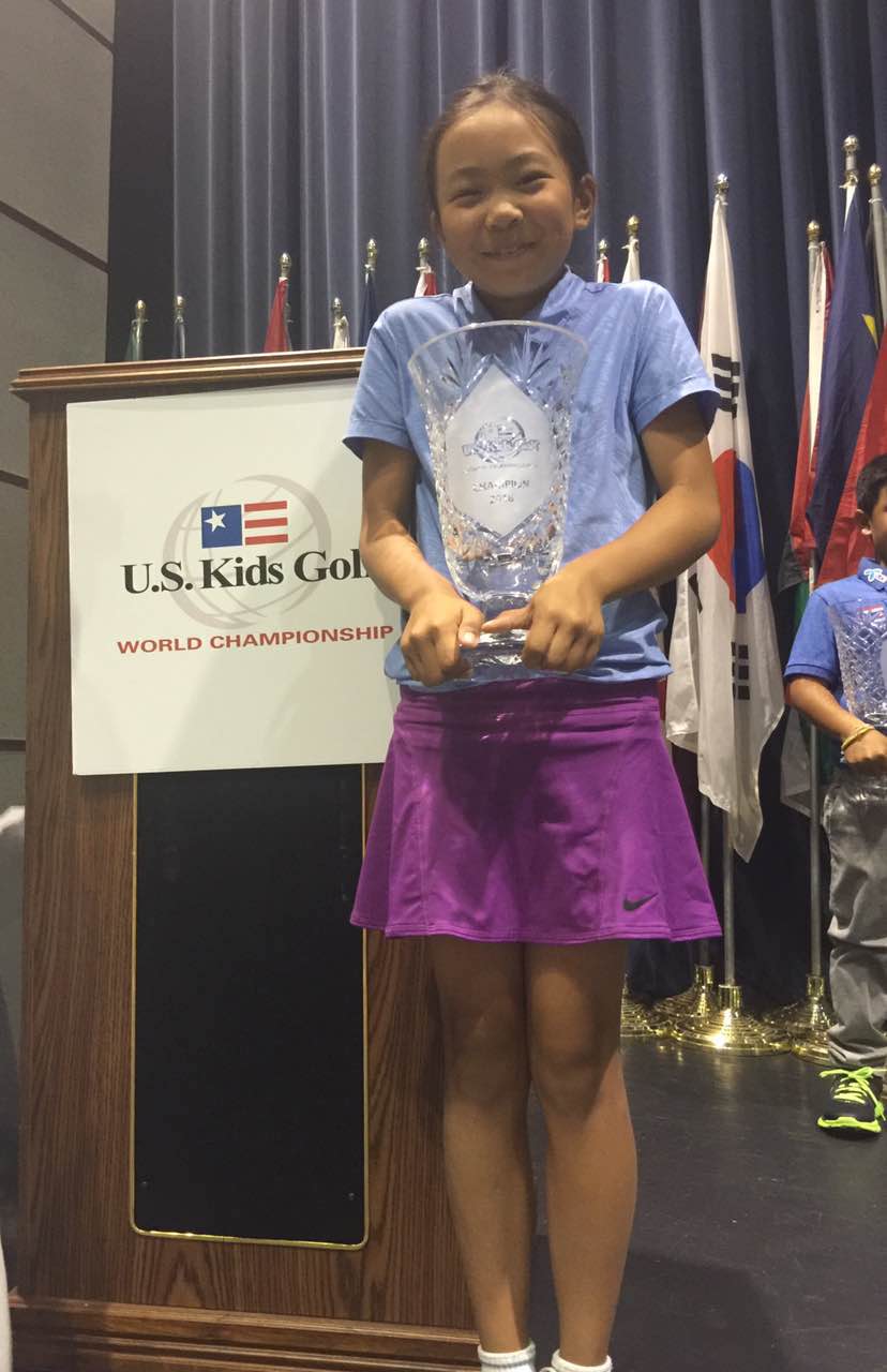 Junior golfer training at MGP